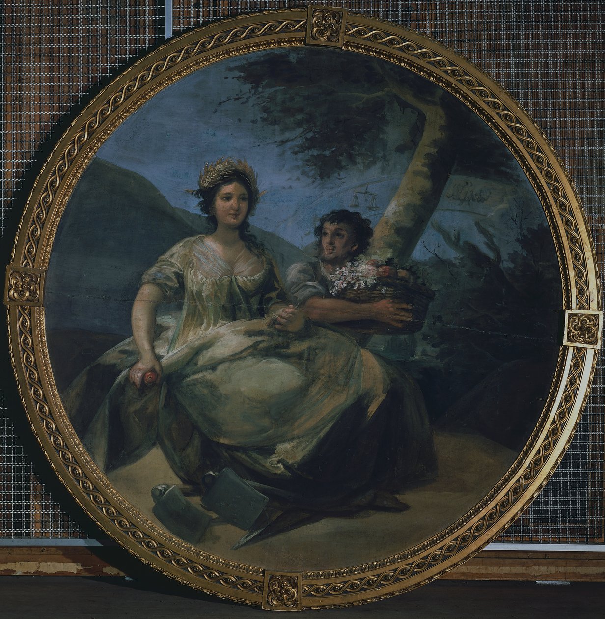 農業のアレゴリー 1805年頃 （テンペラ、キャンバス 作： フランシスコ・ホセ・デ・ゴヤ・イ・ルシエンテス