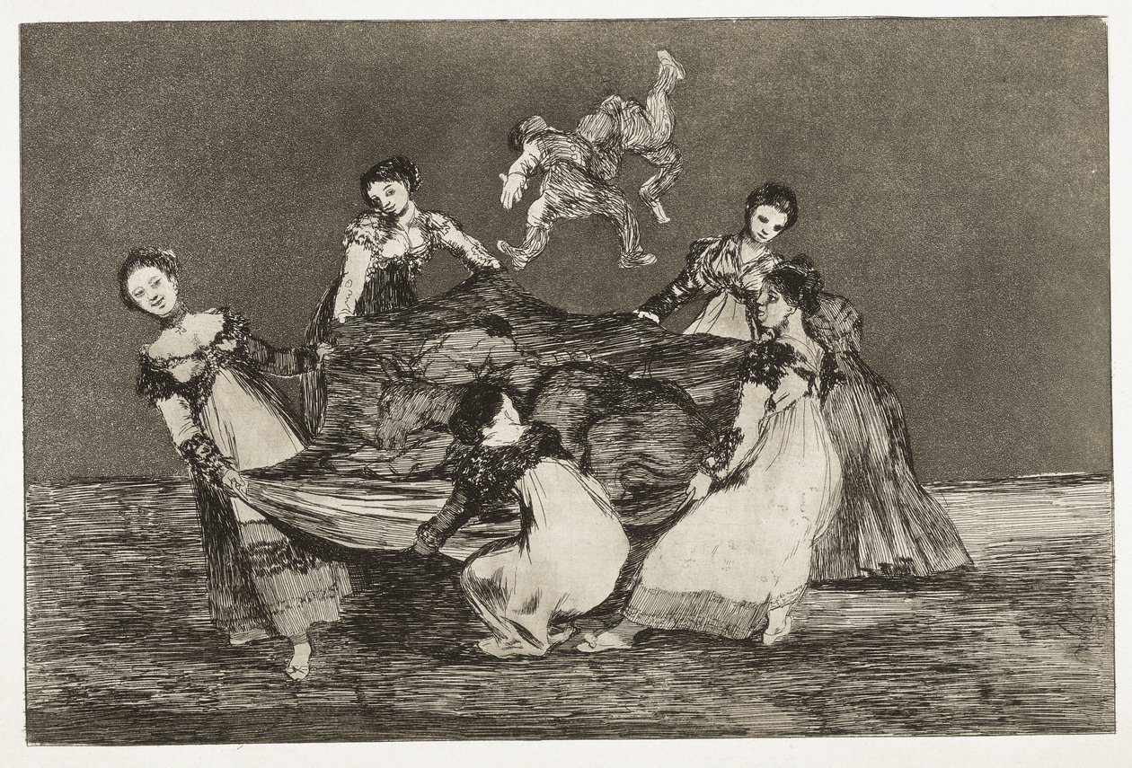 GOYA Y LUCIENES、Francisco de (1746-1828)。 箴言。 女性のなぞなぞ。 1815-1824。 (24