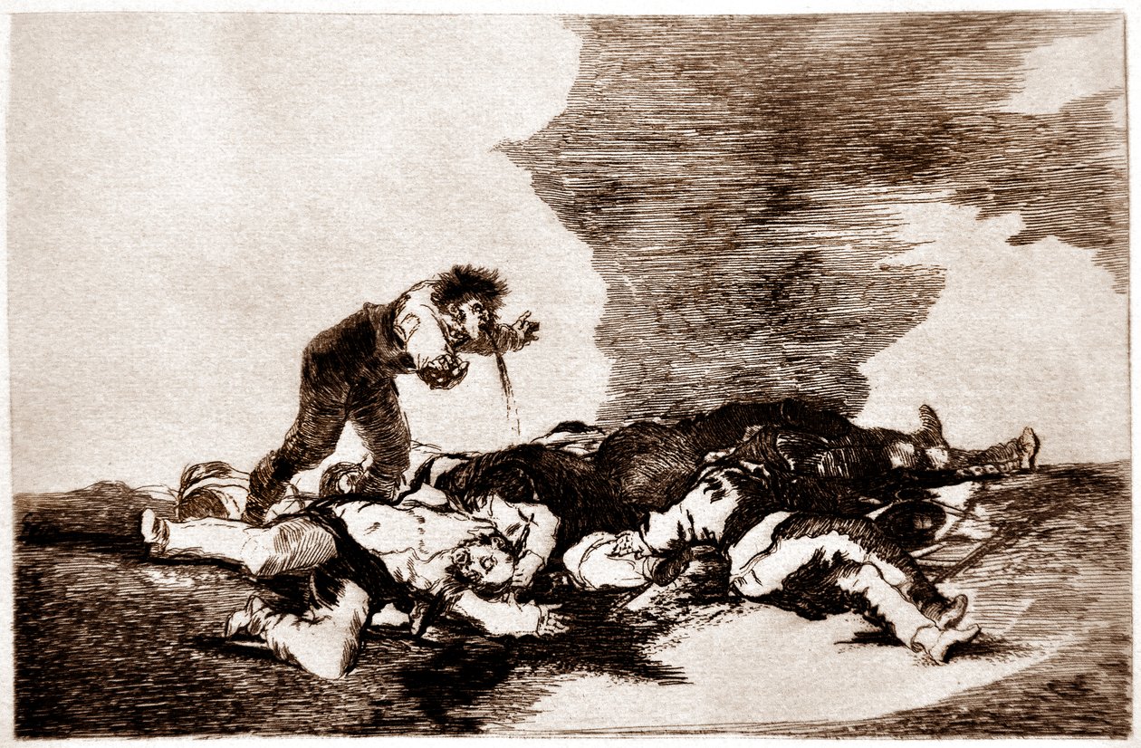 The Disasters of War: Para eso habeis nacido (だから君は生まれた) 作： フランシスコ・ホセ・デ・ゴヤ・イ・ルシエンテス