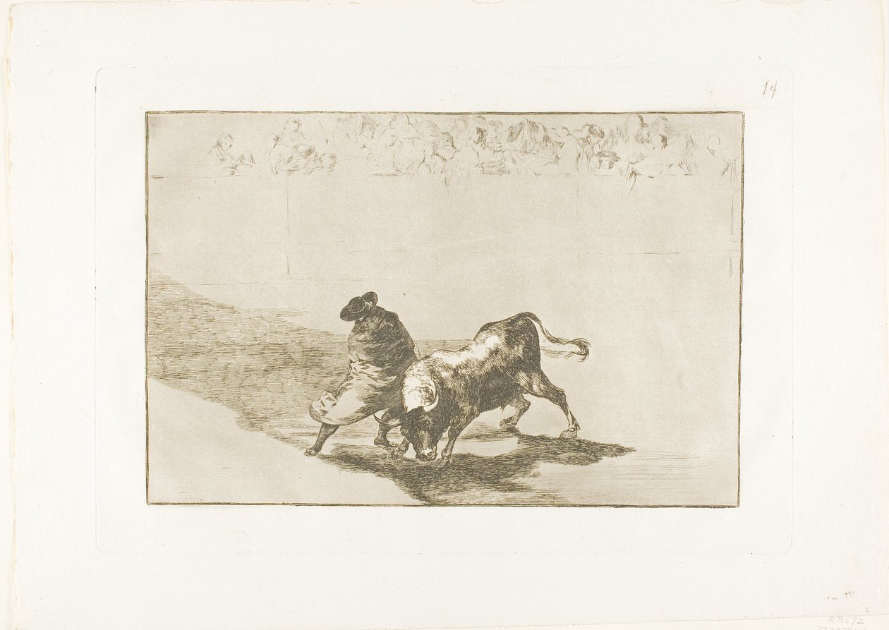 The Art of Bullfighting の 14 プレート 作： フランシスコ・ホセ・デ・ゴヤ・イ・ルシエンテス
