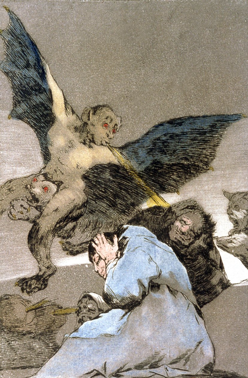 モンスター、彫刻 1797-1799 作： フランシスコ・ホセ・デ・ゴヤ・イ・ルシエンテス