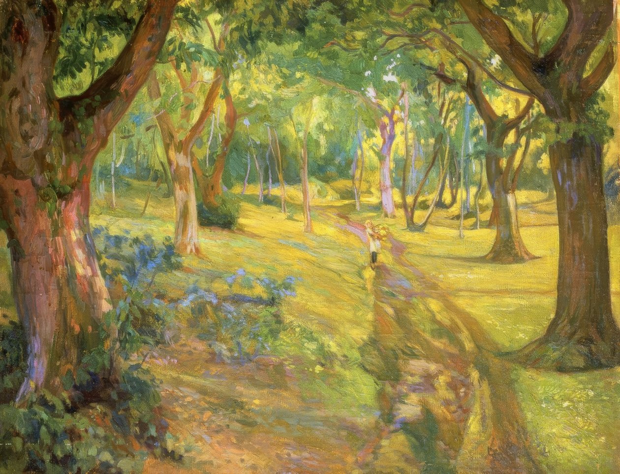 フォレスト-1923-オイル-キャンバス-90X68 CM 作： フランシスコ・ジョレンス・ディアス
