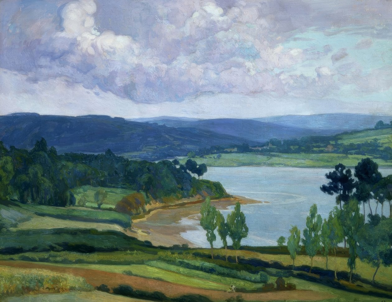 RIA GALLEGA-OLEO - LIENZO – 90X126–1930 - 36– 作： フランシスコ・ジョレンス・ディアス