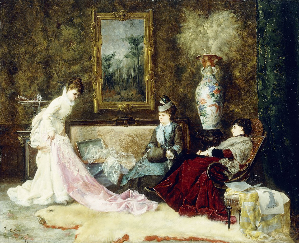 ファインレース、1877 作： フランシスコマリエライマノベンズ