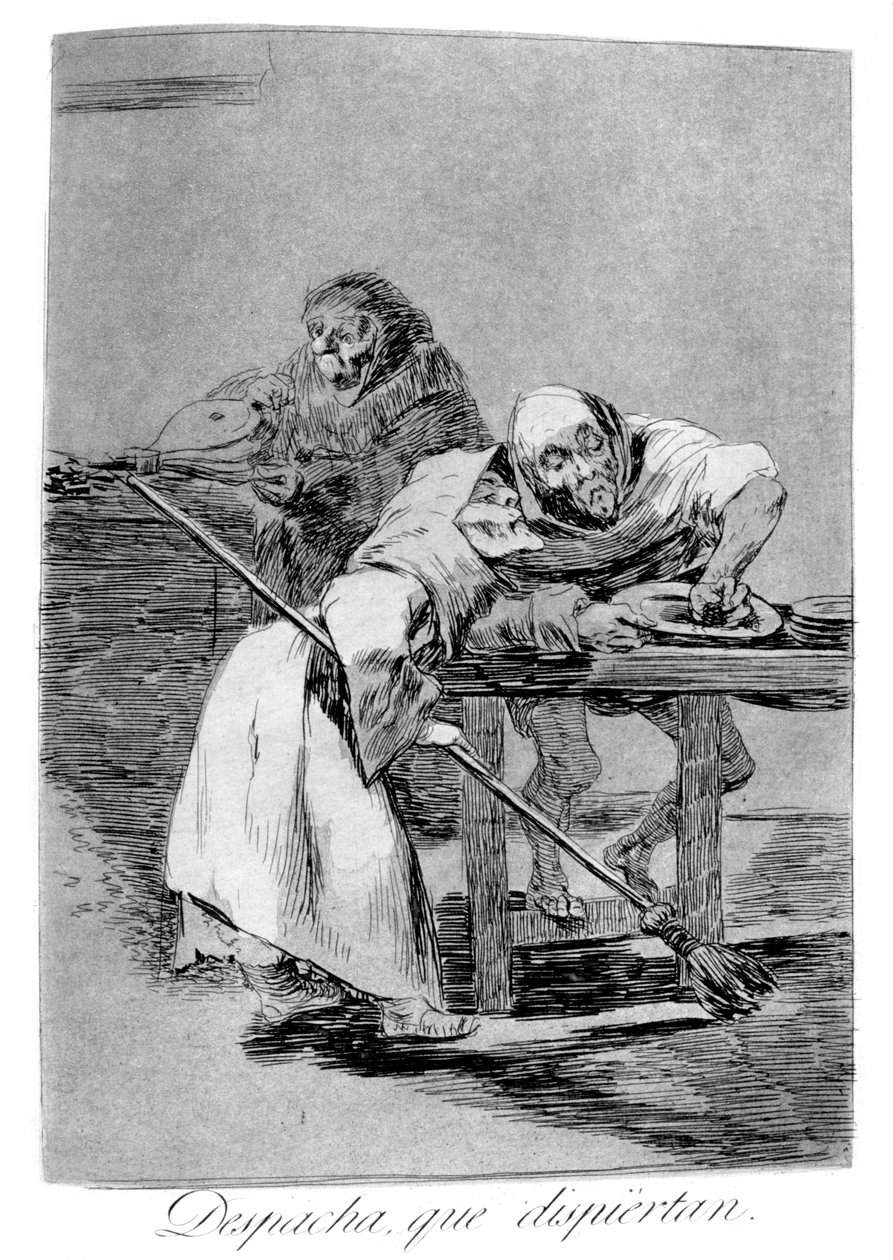 彼らは目覚めています1799 作： フランシスコ・デ・ゴヤ