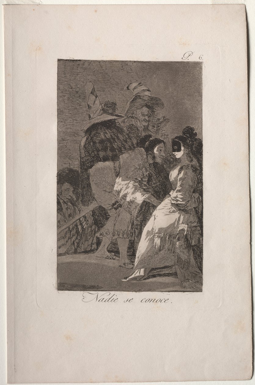 カプリチョス: 誰も自分自身を知らない 作： フランシスコ・デ・ゴヤ