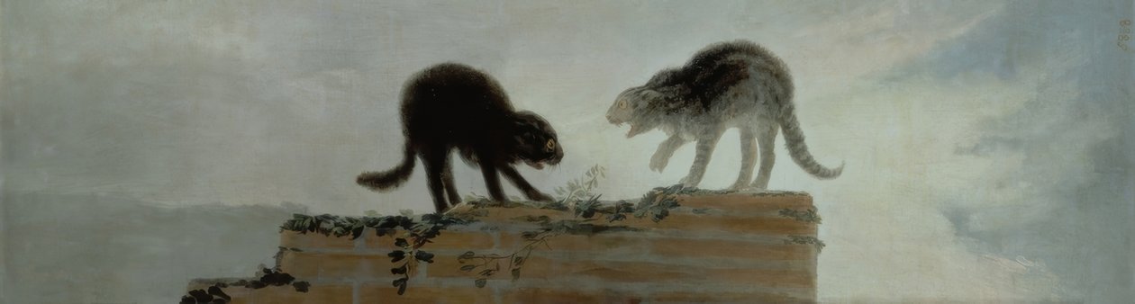 争う猫たち | フランシスコ・デ・ゴヤ