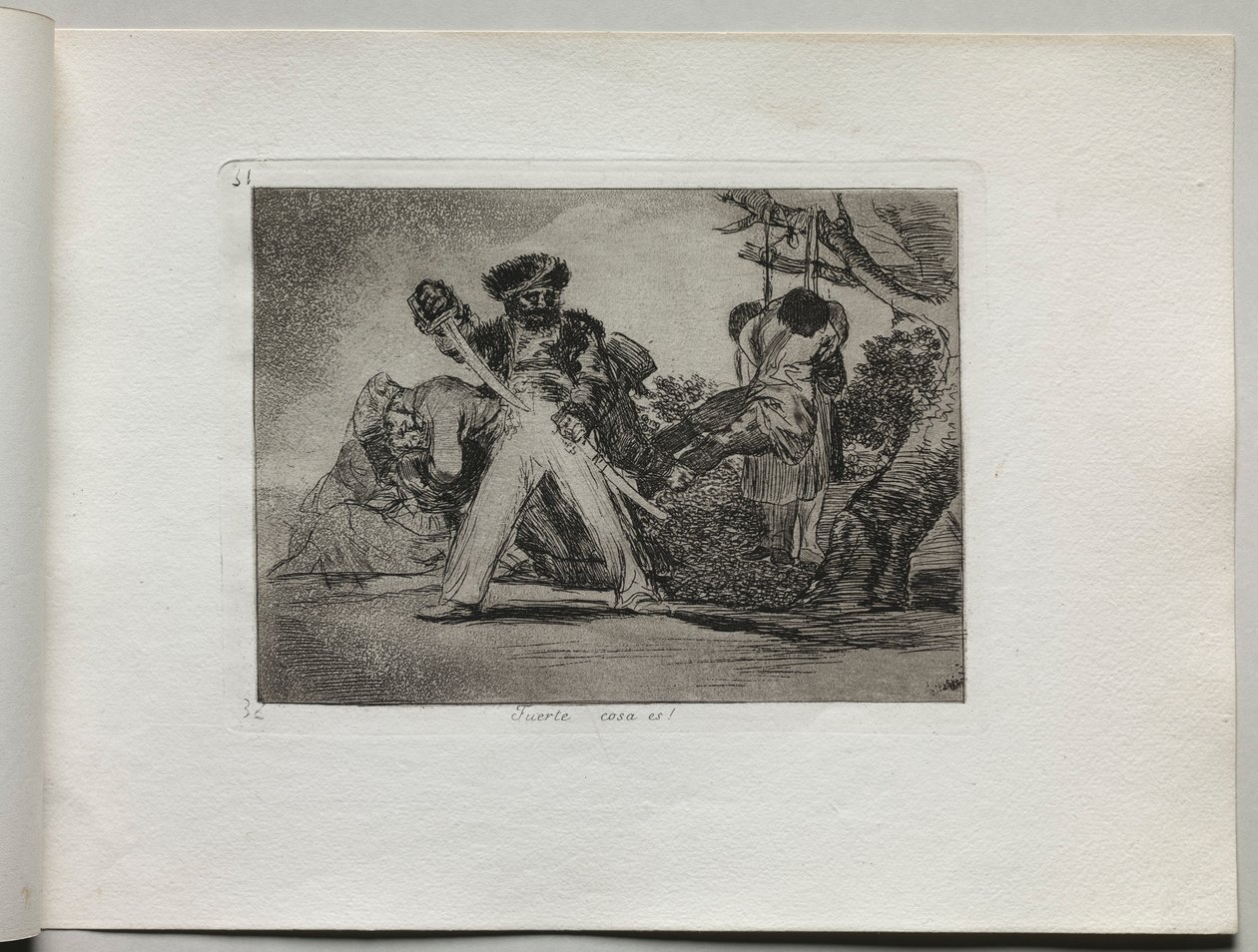 戦争の災害：それはタフ、1810-1820。 作： フランシスコ・デ・ゴヤ