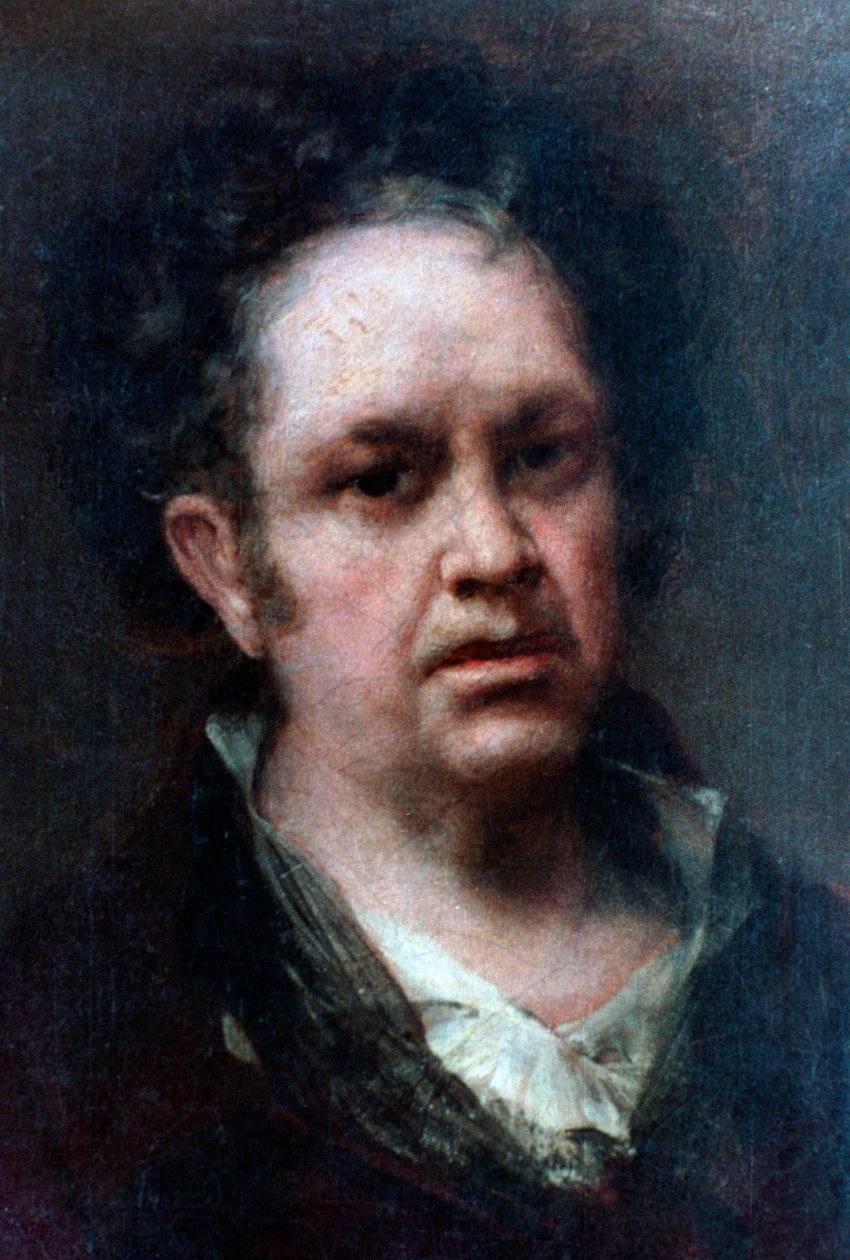 自画像、1815 作： フランシスコ・デ・ゴヤ