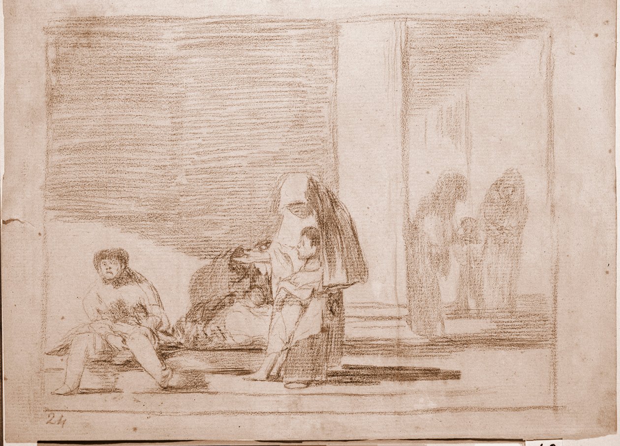 戦争の惨禍 : 健康と病気（描画 作： フランシスコ・デ・ゴヤ