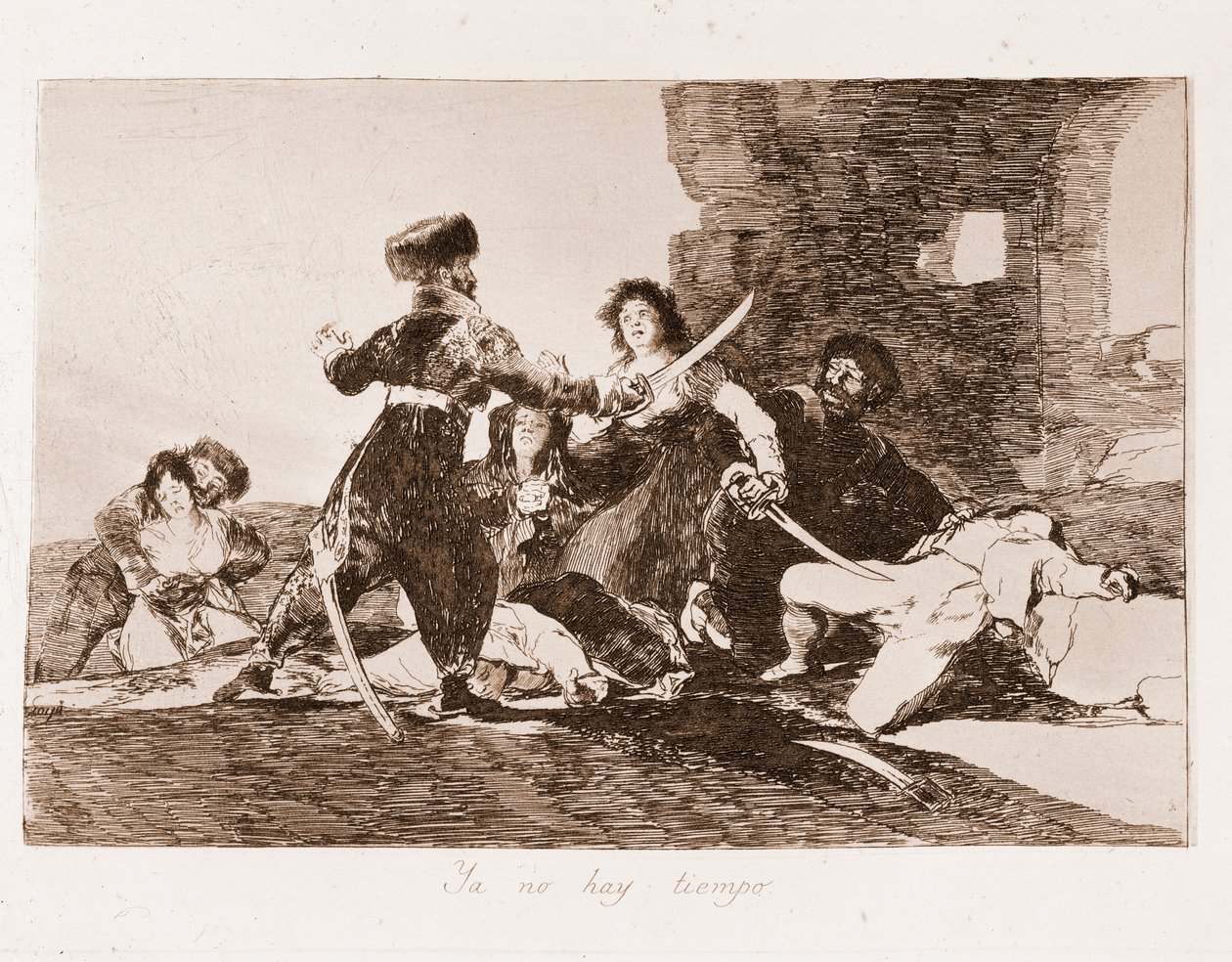 The Disasters of War : It is already too late (etching after drawing) 作： フランシスコ・デ・ゴヤ