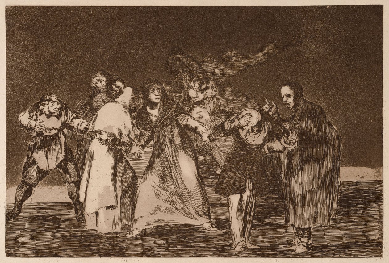 『The Exhortations（勧告）』、シリーズ『Los Disparates』より 作： フランシスコ・デ・ゴヤ