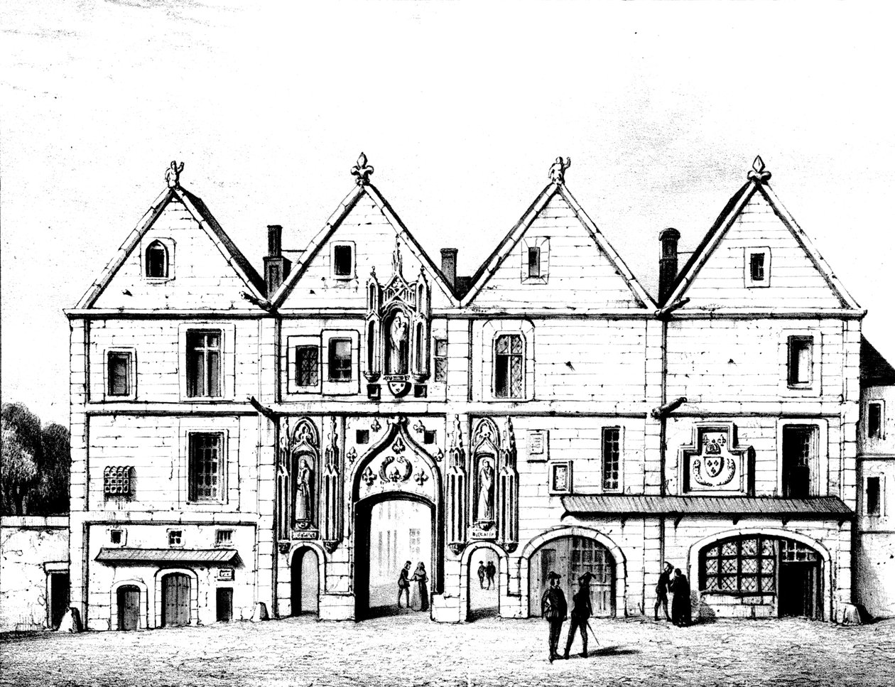 1440年のナバラ大学 作： フランソワ・アレクサンドル・ペルノ