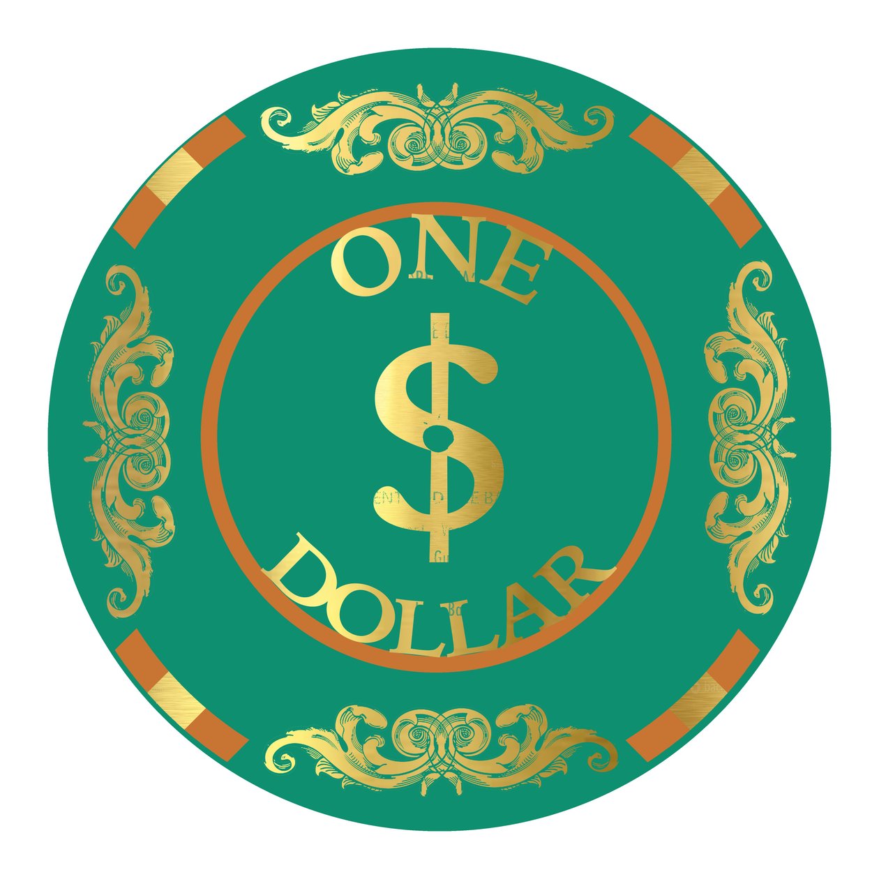 PokerChip $ 1、2015、デジタル 作： フランソワ領域