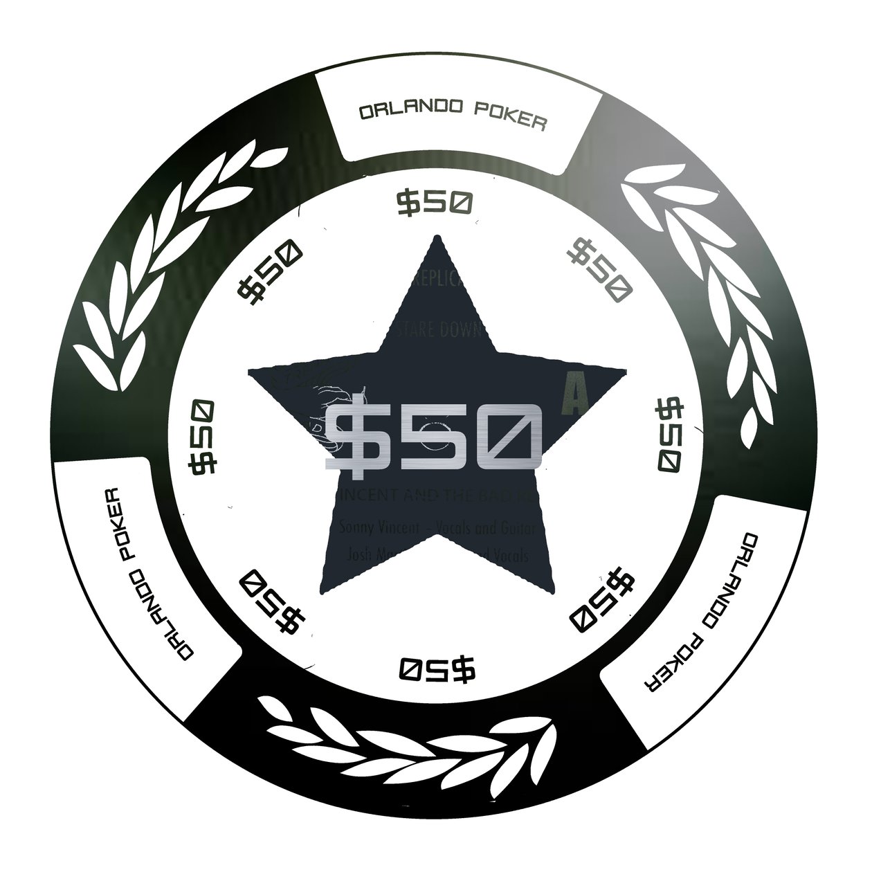 PokerChip $ 50、2015、デジタル 作： フランソワ領域