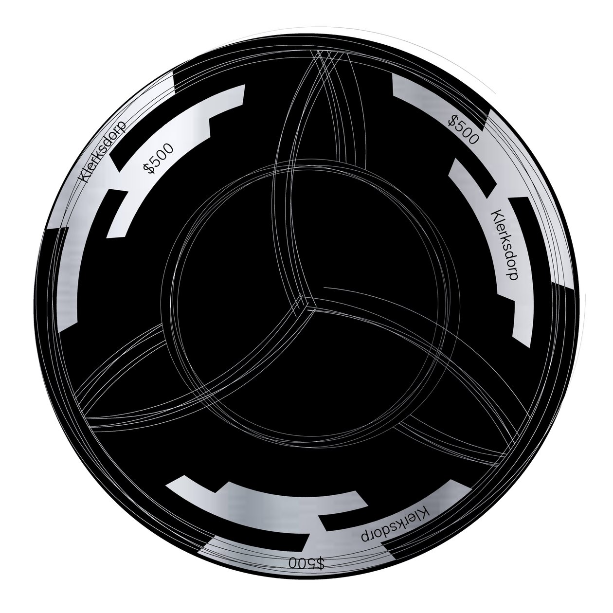 PokerChip $ 500、2015、デジタル 作： フランソワ領域