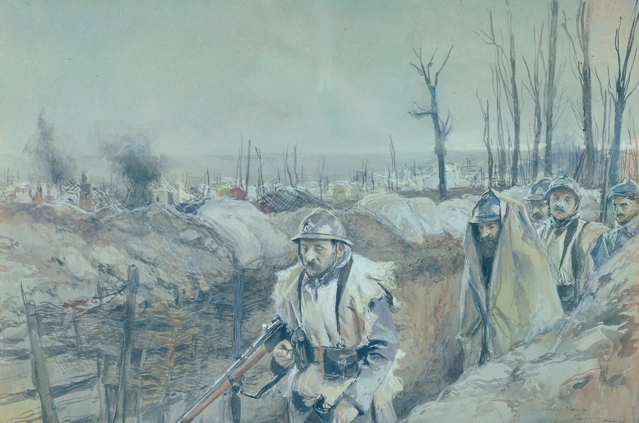 アルトワの塹壕、1915-16 作： フランソワ・フラメン