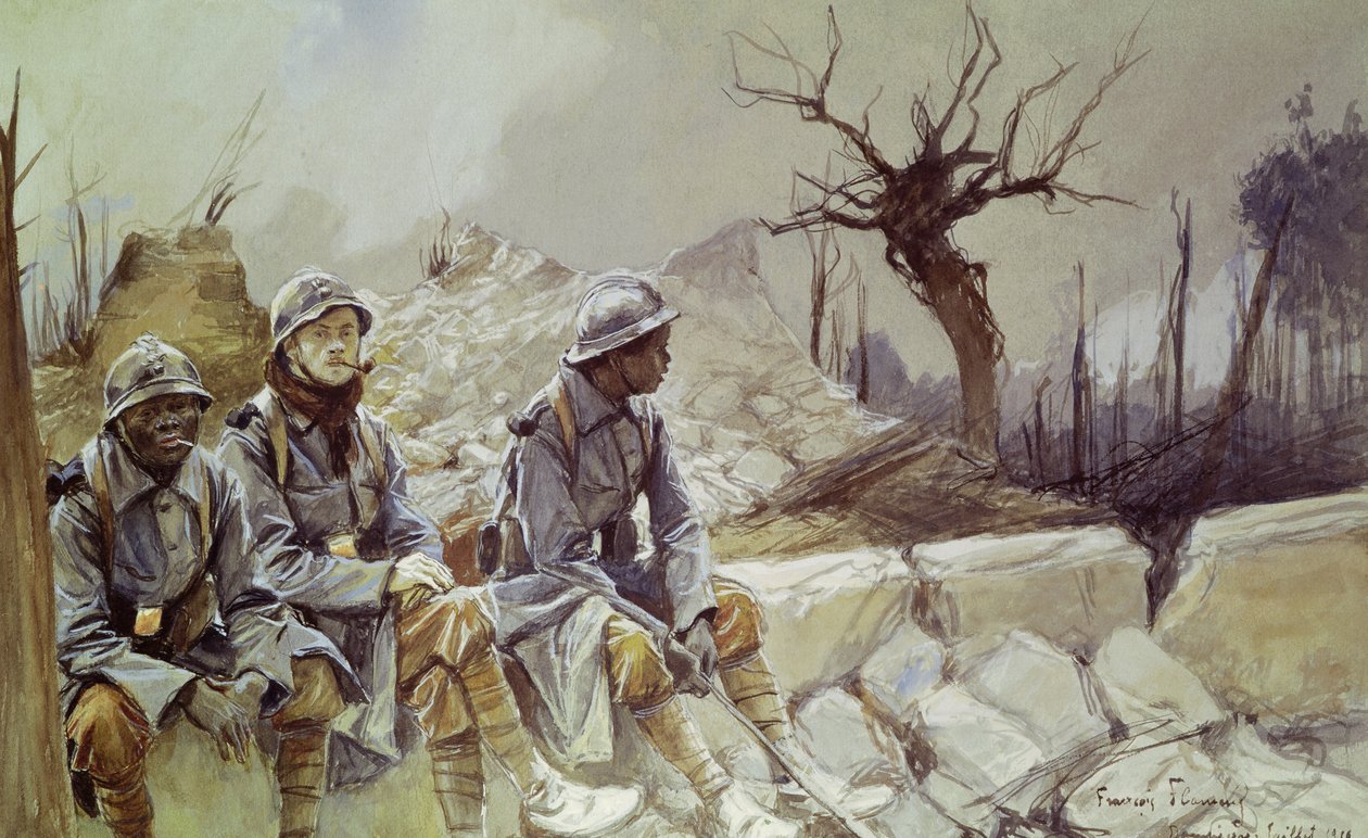 ダンピエール、1916年7月 作： フランソワ・フラメン