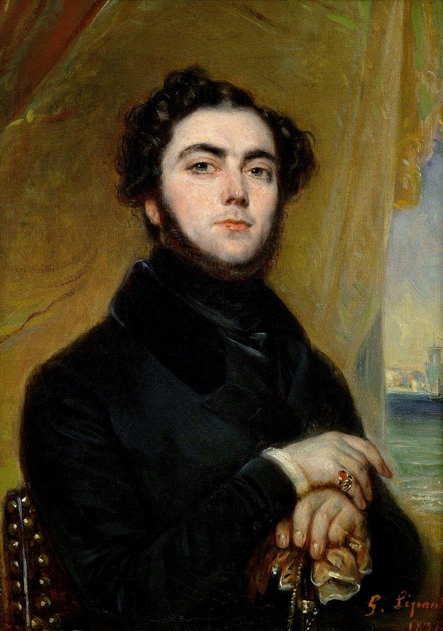 ユージーン・スーの肖像（1804-57）1837 作： フランソワ・ガブリエル・ギヨーム・レポール