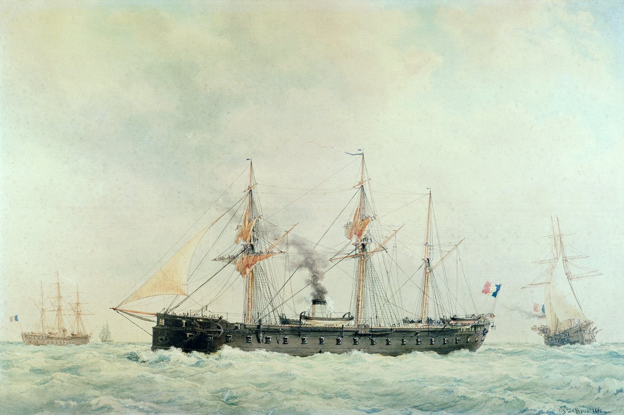 フランス戦艦、ラグロワール 作： フランソワ・ジェフロワ・ルー