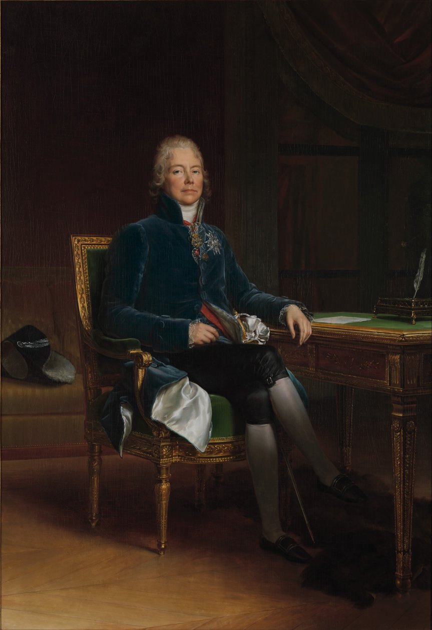 チャールズモーリスドタリーランペリゴール（1754年〜1838年）、ベネヴァンの王子 作： バロン・フランソワ・パスカルサイモン・ジェラール