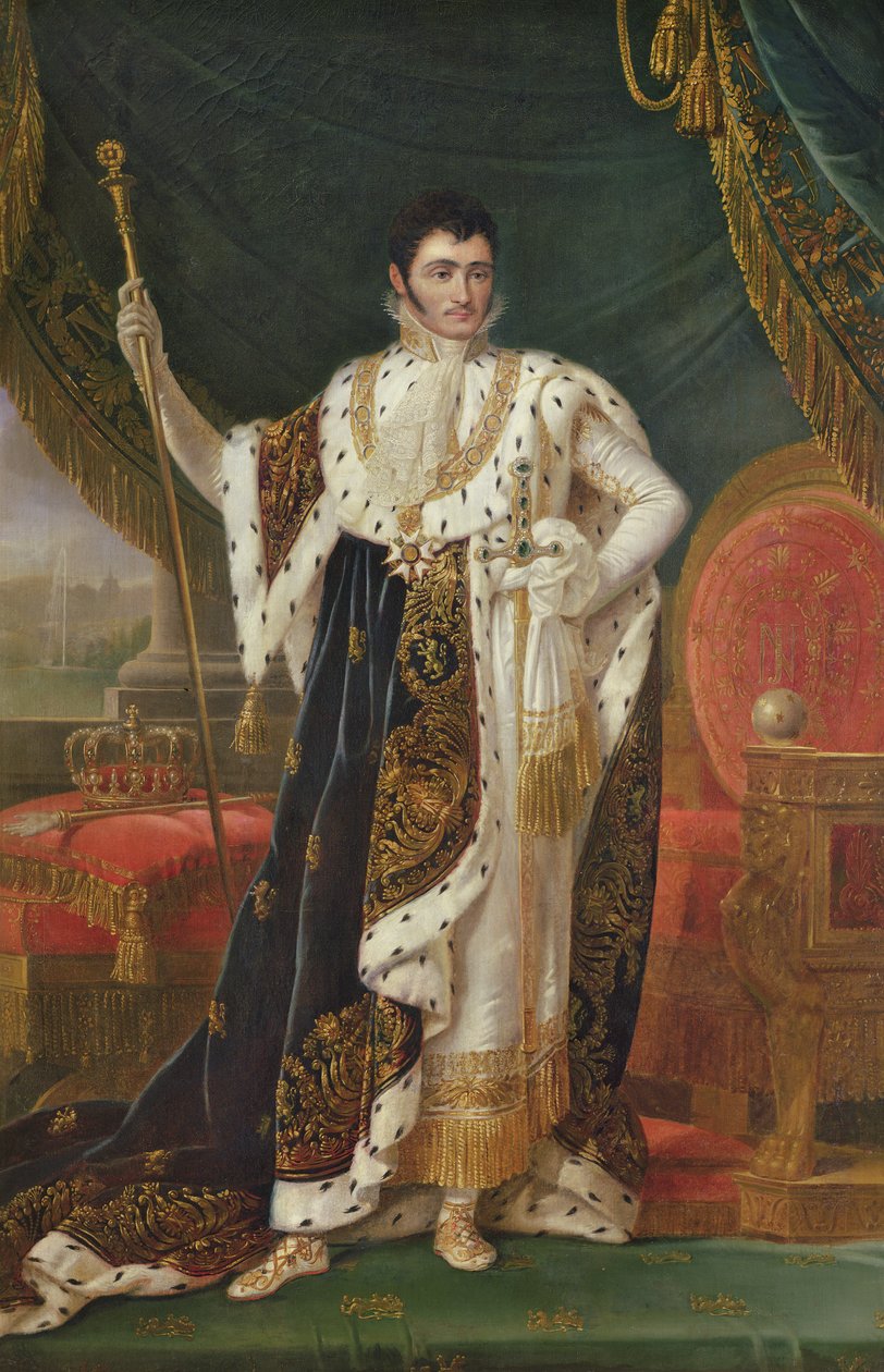 ジェローム・ボナパルト（1784-1860）ウエストファーレンの王の肖像 作： フランソワ・ジョセフ・キンソン