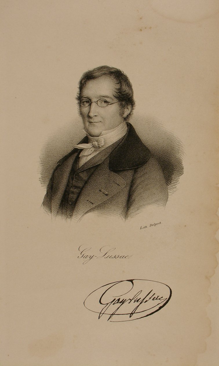 ルイ・ジョセフ・ゲイ=ルサック（1778-1850） 作： フランソワ・セラフィン・デルペック