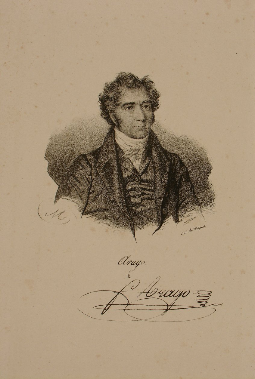 ドミニク・フランソワ・ジャン・アラゴの肖像（1786-1853） 作： フランソワ・セラフィン・デルペック