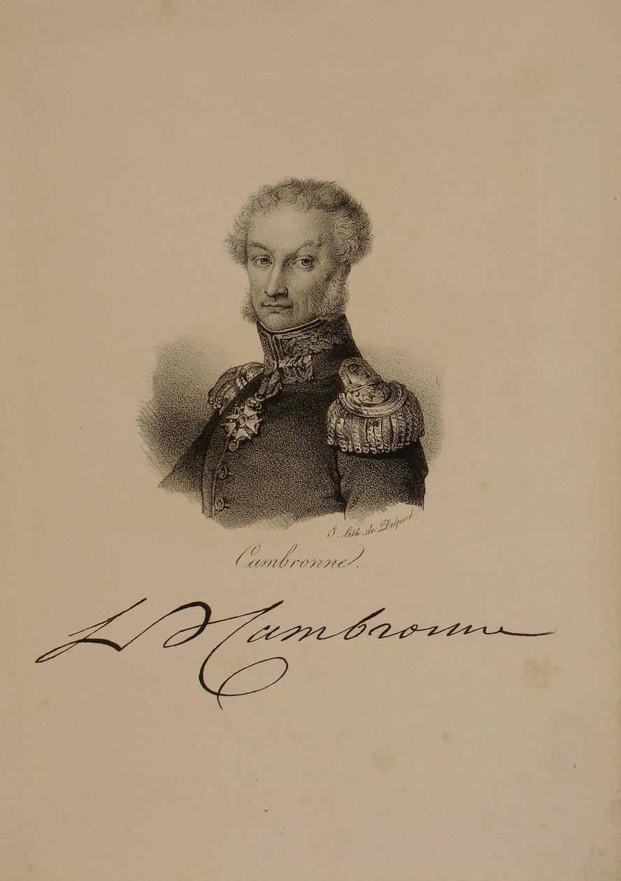 エティエンヌ・カンブロンヌ将軍の肖像（1770-1842） 作： フランソワ・セラフィン・デルペック