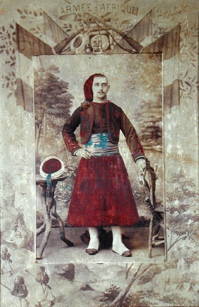 Zouave, c.1870（カラーリトグラフ） 作： フランソワ・ヒポリット・ラライス