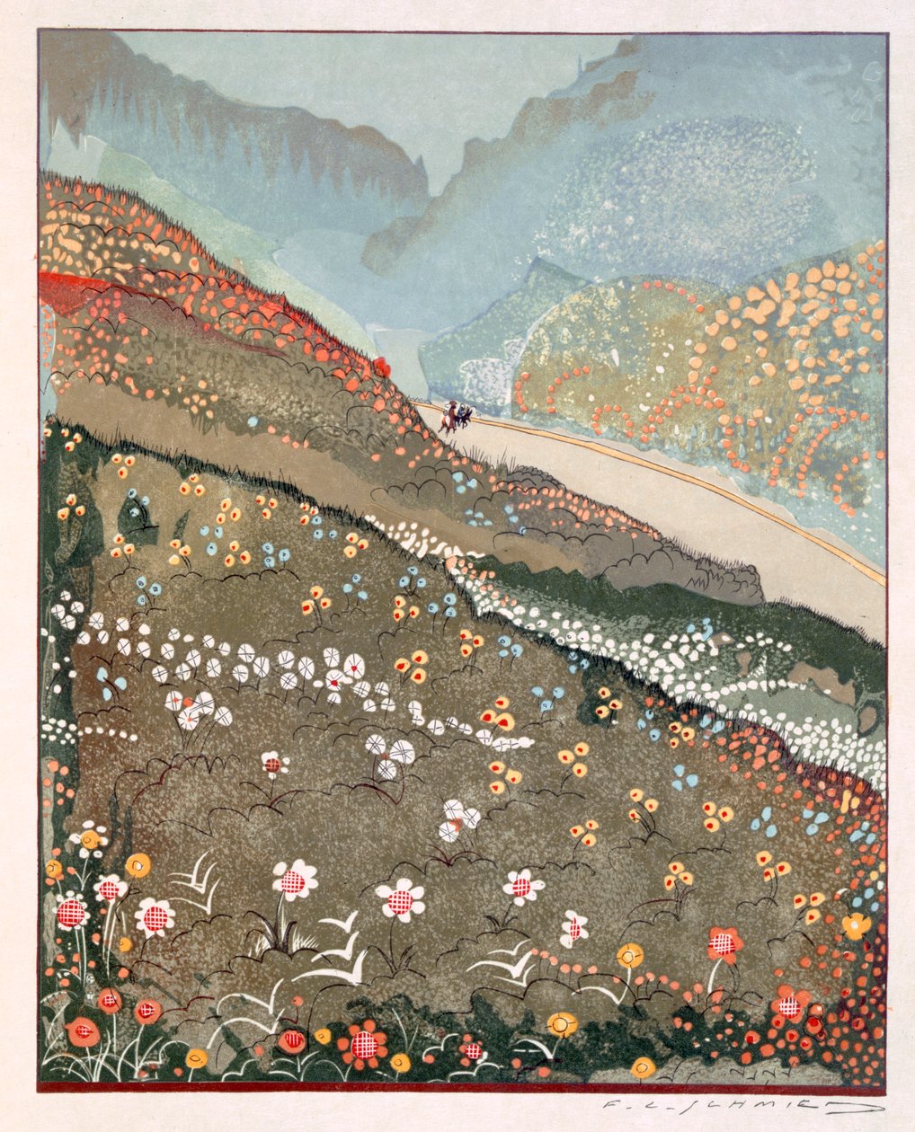 Rudyard Kiplingによる &39;Kim&39;のイラスト、パブ。 1930 作： フランソワ・ルイス・スミス