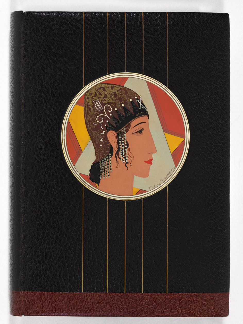 「雅歌」の製本、ジャン・デュナン（1877-1942）による漆、ジョージ・クレット（1893-1969）による製本 作： フランソワ・ルイ（後）鍛冶屋