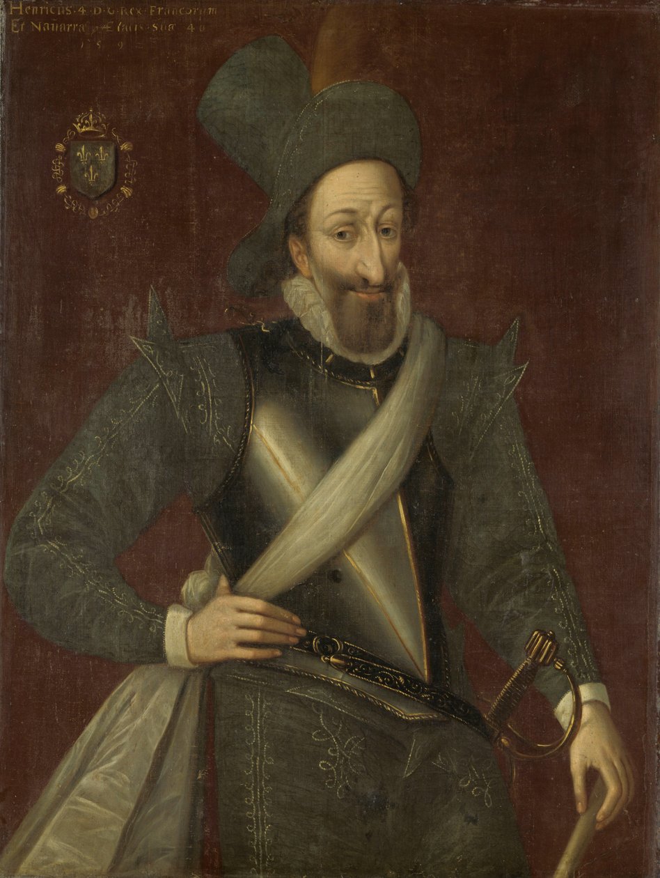アンリ4世、フランス国王（1553-1610） 作： フランソワ（円）ビュネル
