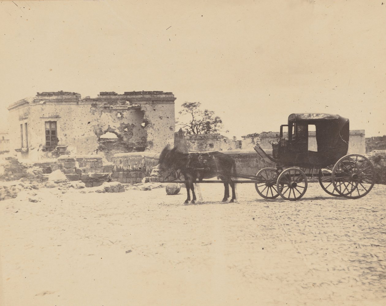 [皇帝マクシミリアンの死の馬車]、1867 年。 作： フランソワ・オーベール