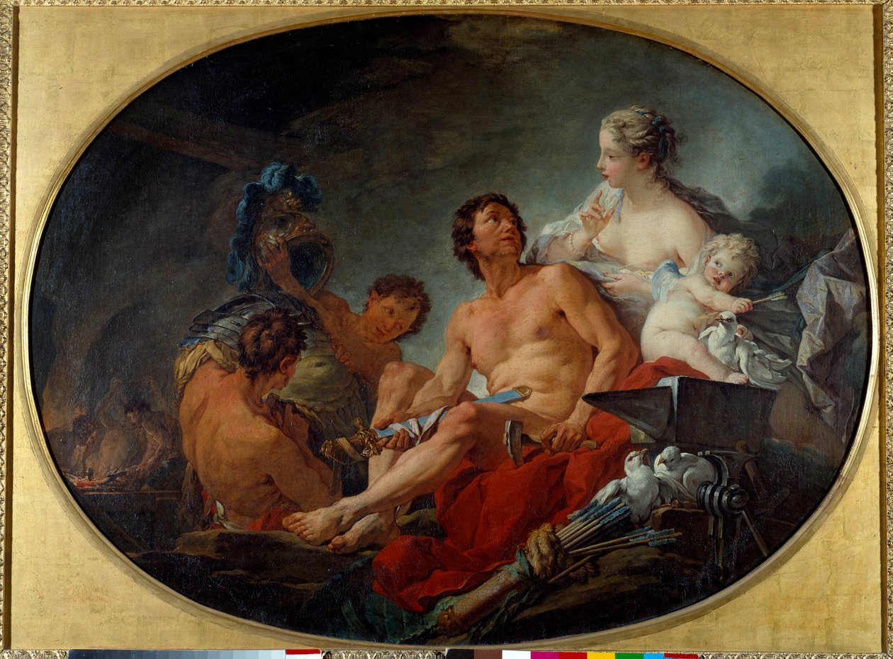 バルカンの鍛冶屋 フランソワ・ブーシェ（1703-1770）作 1747年 日 0,94x1,27 m 作： フランソワ・ブーシェ