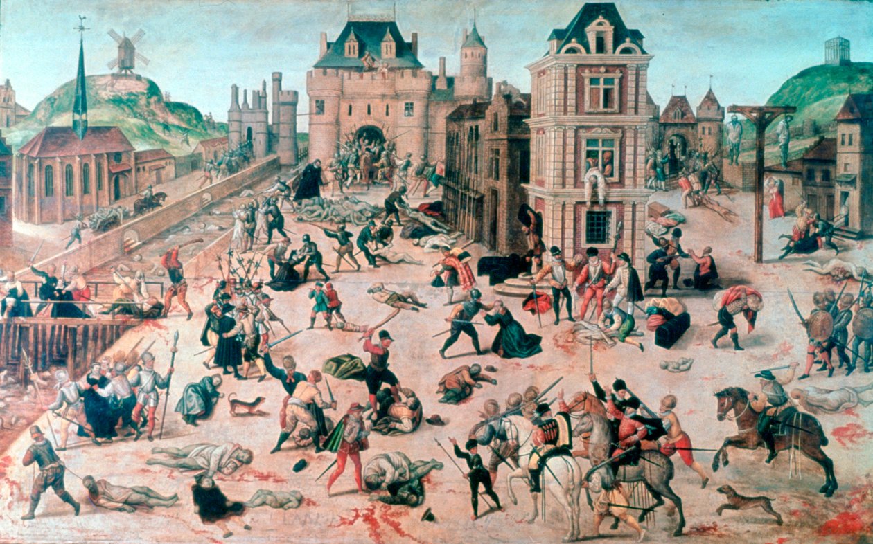 セントバーソロミューの日虐殺、c1810-1870 作： フランソワ・デュボア