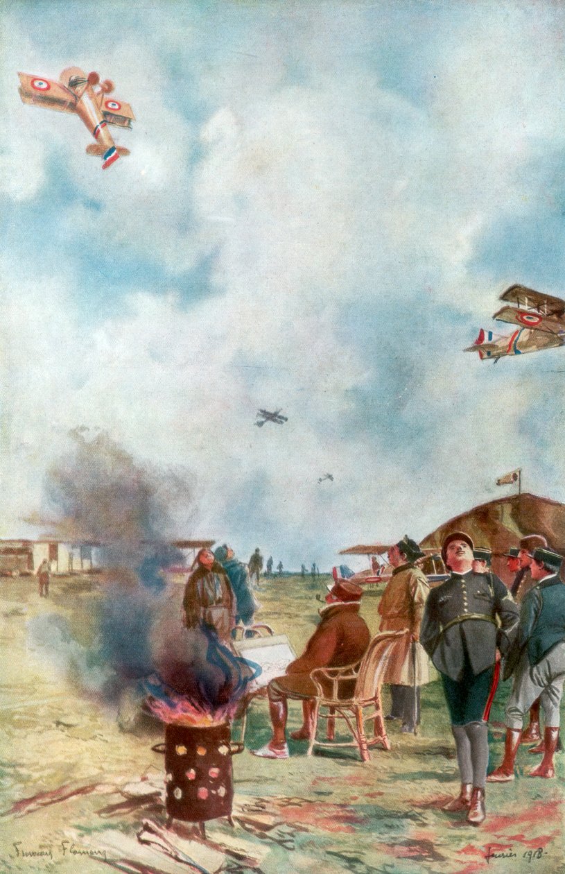 地面に少し近い反転、1918、1926 作： フランソワ・フラメン