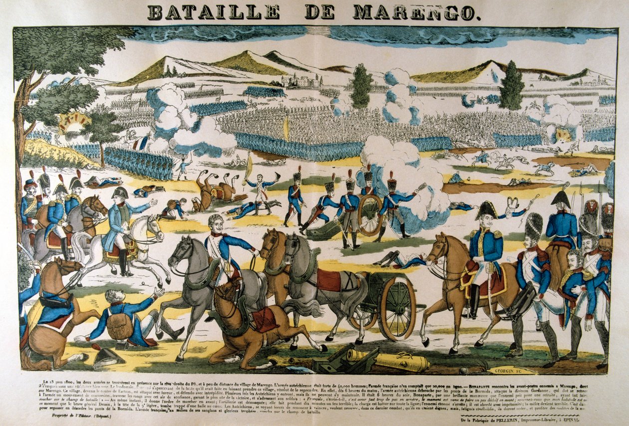 1800年6月13日、マレンゴの戦い 作： フランソワ・ゲオルギン