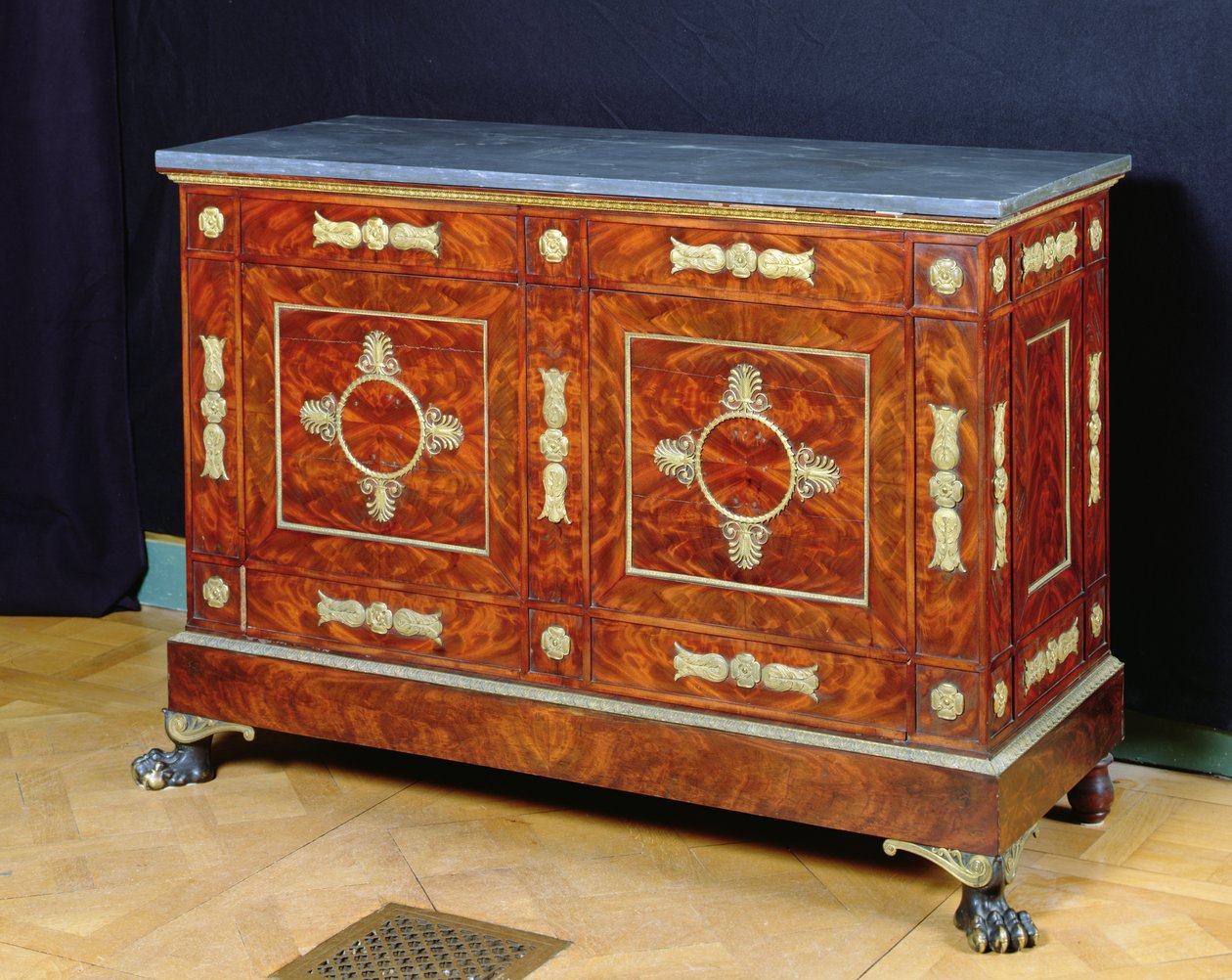 サイドボード、1810年頃（木と大理石） 作： Francois HG（attr。To）Jacob Desmalter