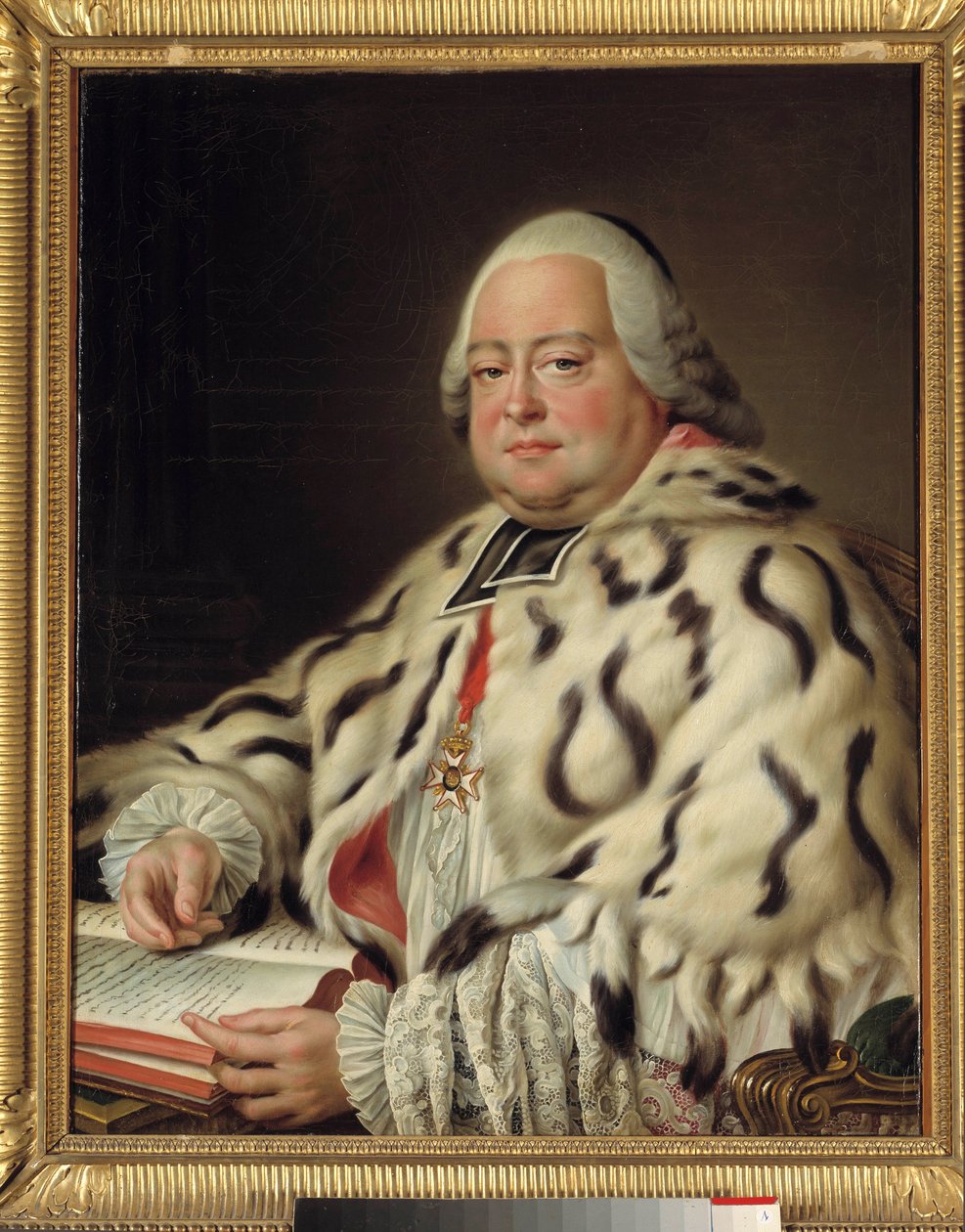 フランソワ・カミーユ・ド・ロレーヌ（マルタ騎士）（1726-1788）の肖像 マルセイユのサン・ヴィクトルのアッベ、ストラスブール大聖堂の支部長 フランソワ・ユベール・ドルーエ（1727-1775）による絵画 18世紀。ディム。0.79 x 0.64 m. ヴェルサイユ。 作： フランソワ・ユベール・ドルエ