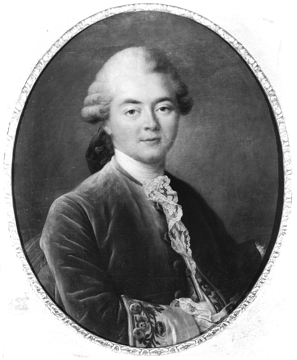 若い紳士の肖像、1769 作： フランソワ・ユベール・ドルエ