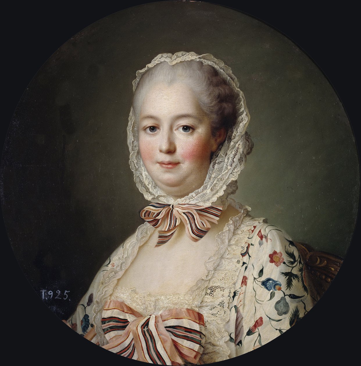 ポンパドゥール侯爵夫人の肖像（1721～1764年） - フランソワ・ユベール・ドルーエ（1727～1775年）。油彩・キャンバス 作： フランソワ・ユベール・ドルエ