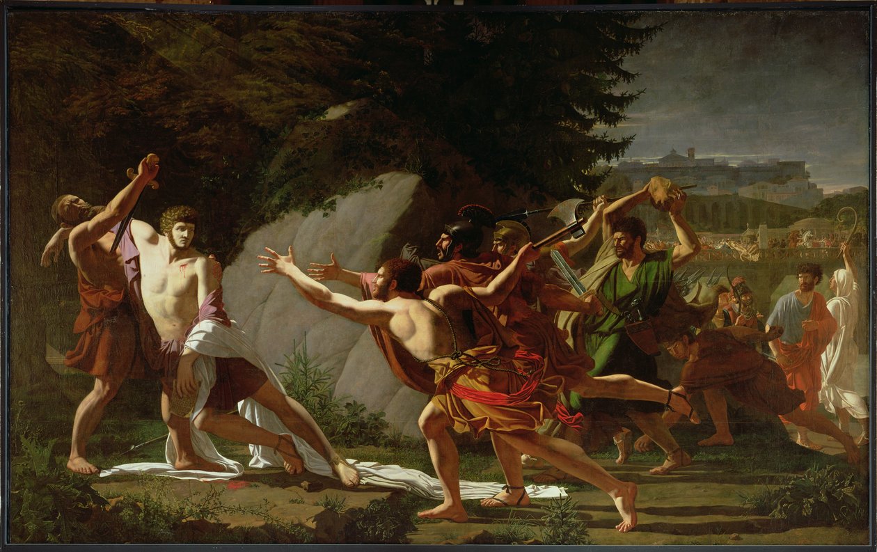 Caius Gracchus（c.159-121 BC）の死1792-97 作： フランソワ・ジャン・バプティスト・トピーノ・ルブラン