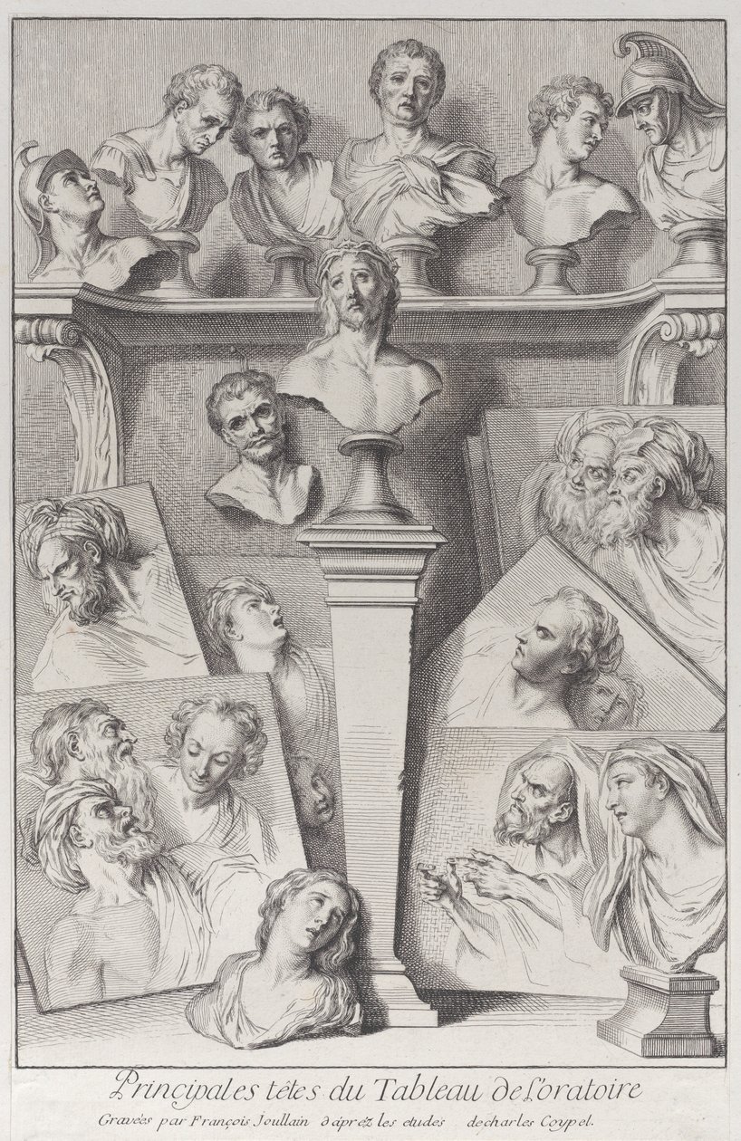 Ecce Homo の後の頭、1720-78。 作： フランソワ・ジュラン