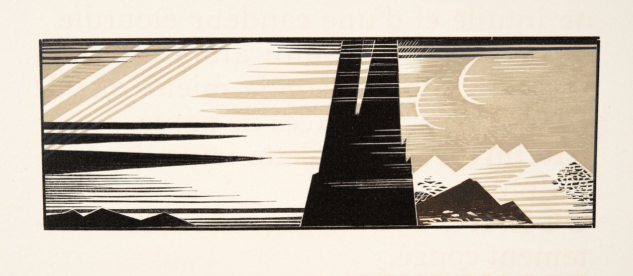 AeschylusによるProméthéeEnchaînéのグラフィックイラスト、パブ。 1941（ステンシルプリント） 作： フランソワ・ルイス・スミス