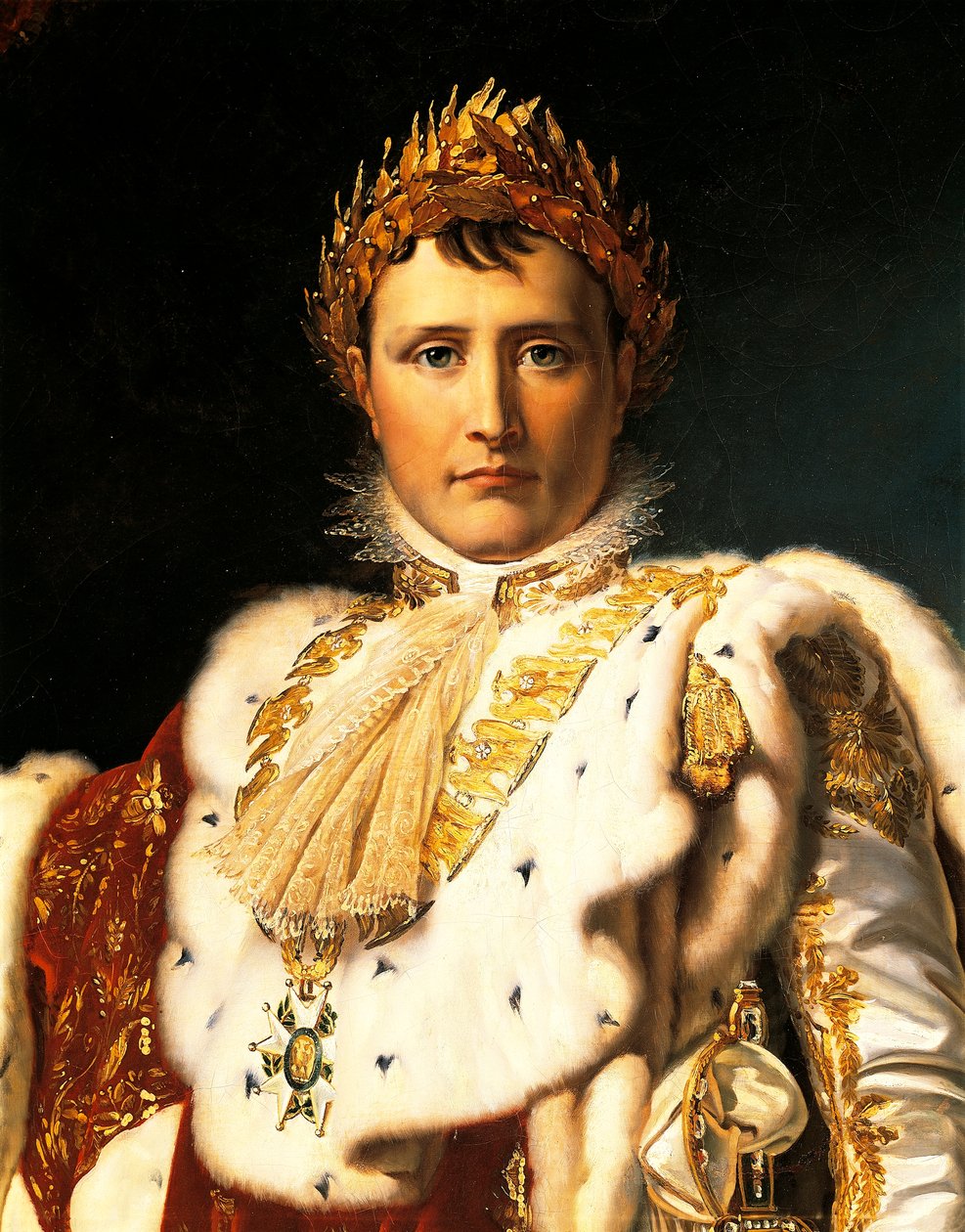 皇帝衣をまとったナポレオン・ボナパルト、フランソワ・バロン・ジェラール（1770-1837）作 1805年頃 作： バロン・フランソワ・パスカルサイモン・ジェラール
