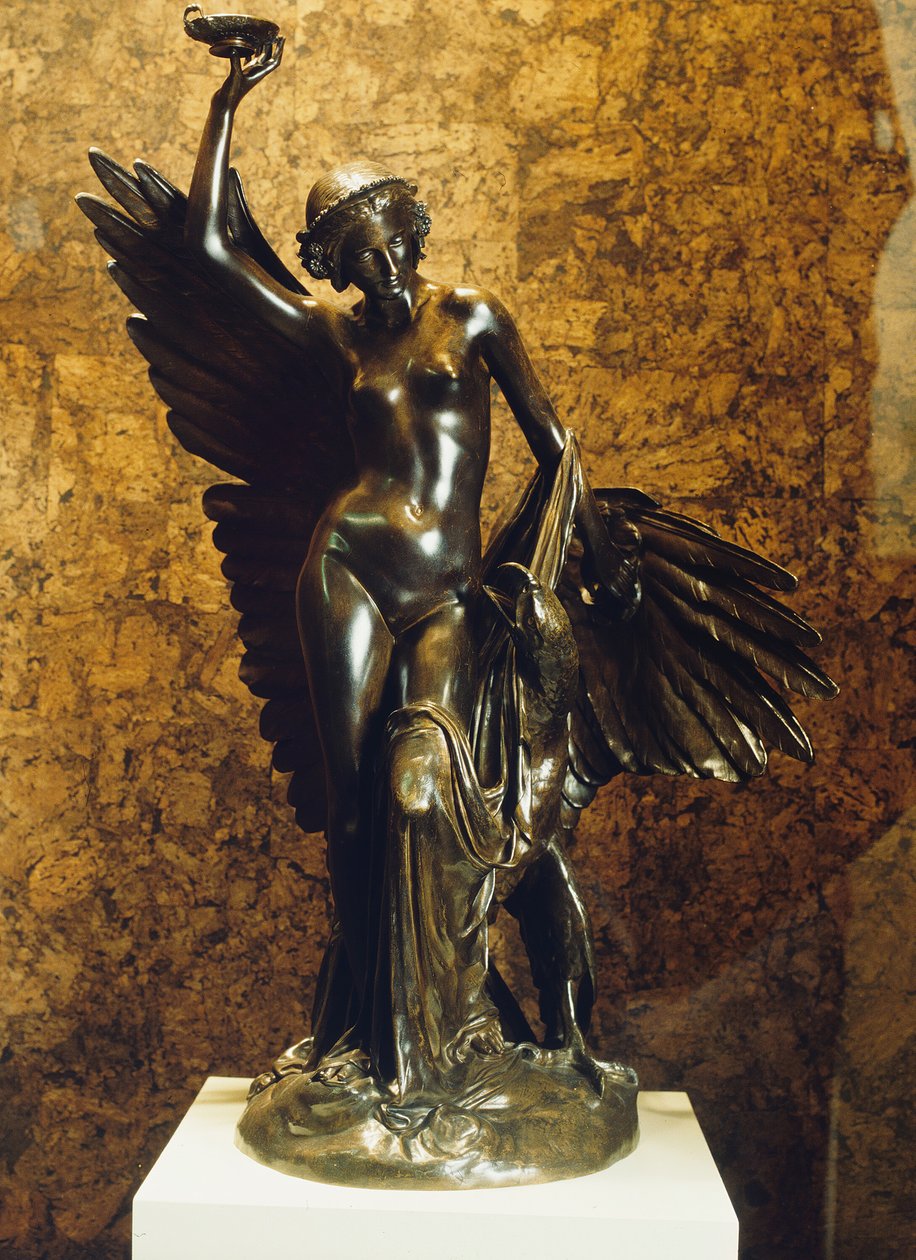 ヘーベと木星のワシ、モデル化 c. 1852年キャストc。 186080。 作： フランソワ・ルード