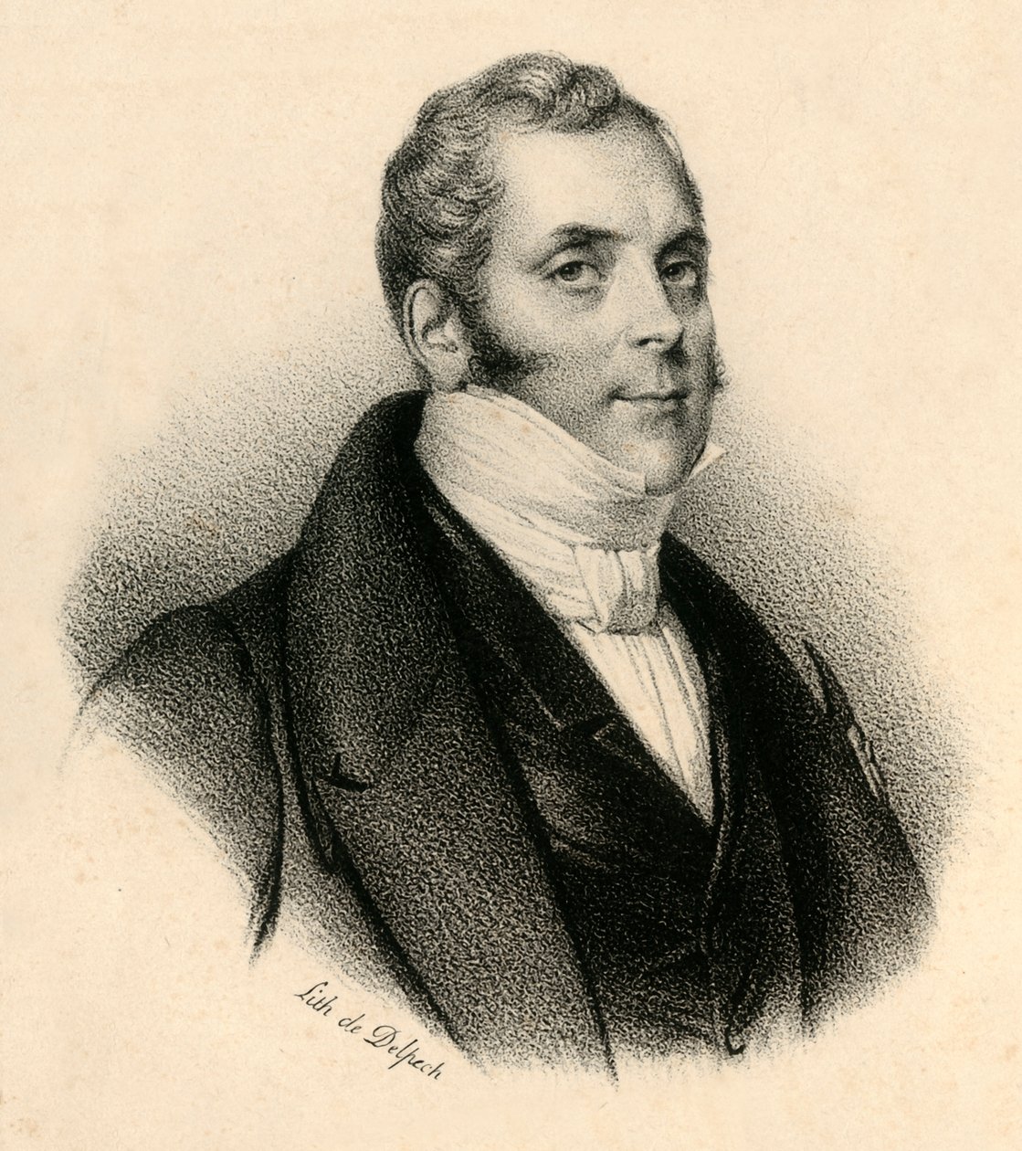 オーベル、1782-1871、c1830。 作： フランソワ・セラフィン・デルペック