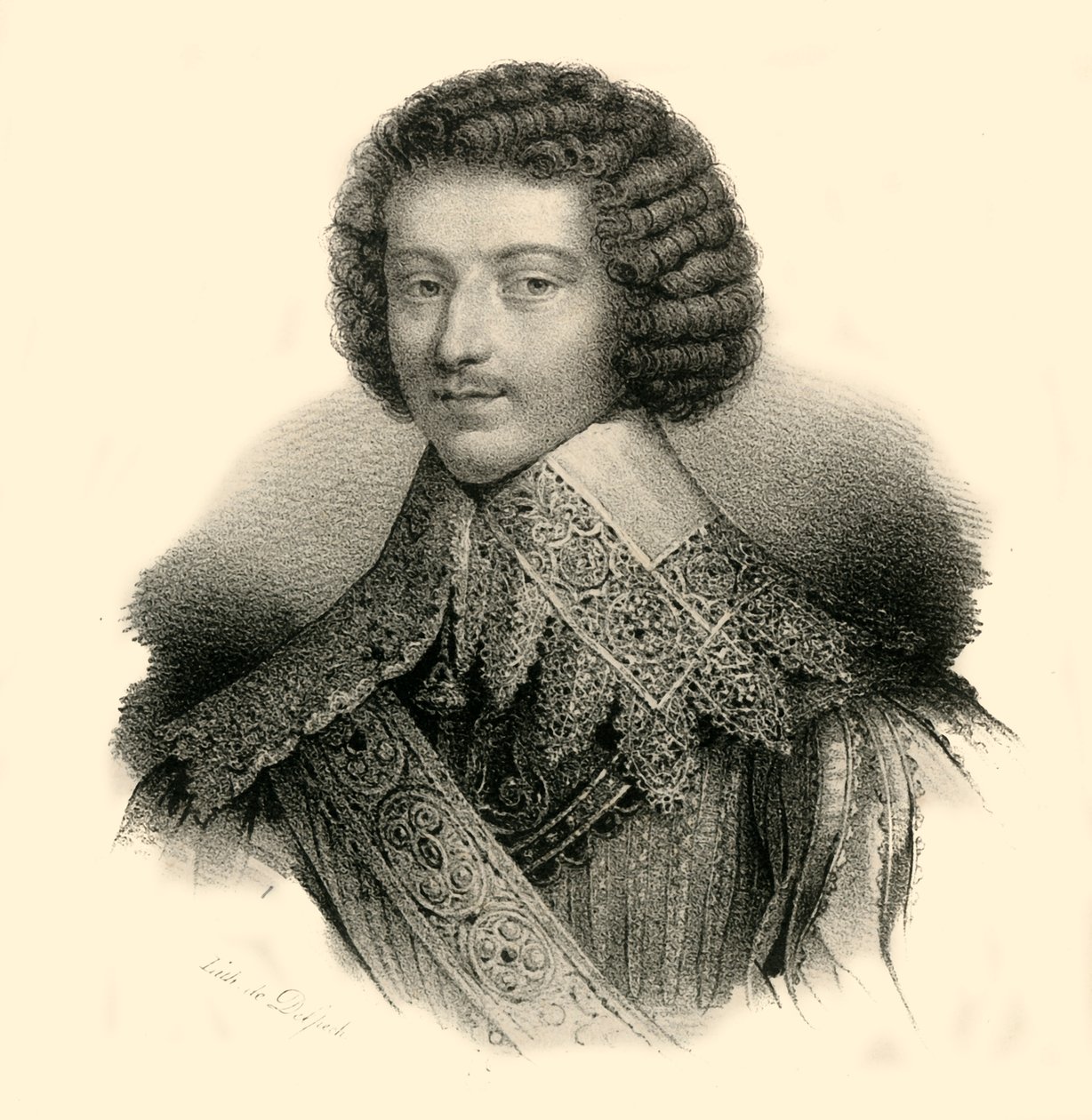 Cinq-Mars、1620-1642、c1830。 作： フランソワ・セラフィン・デルペック