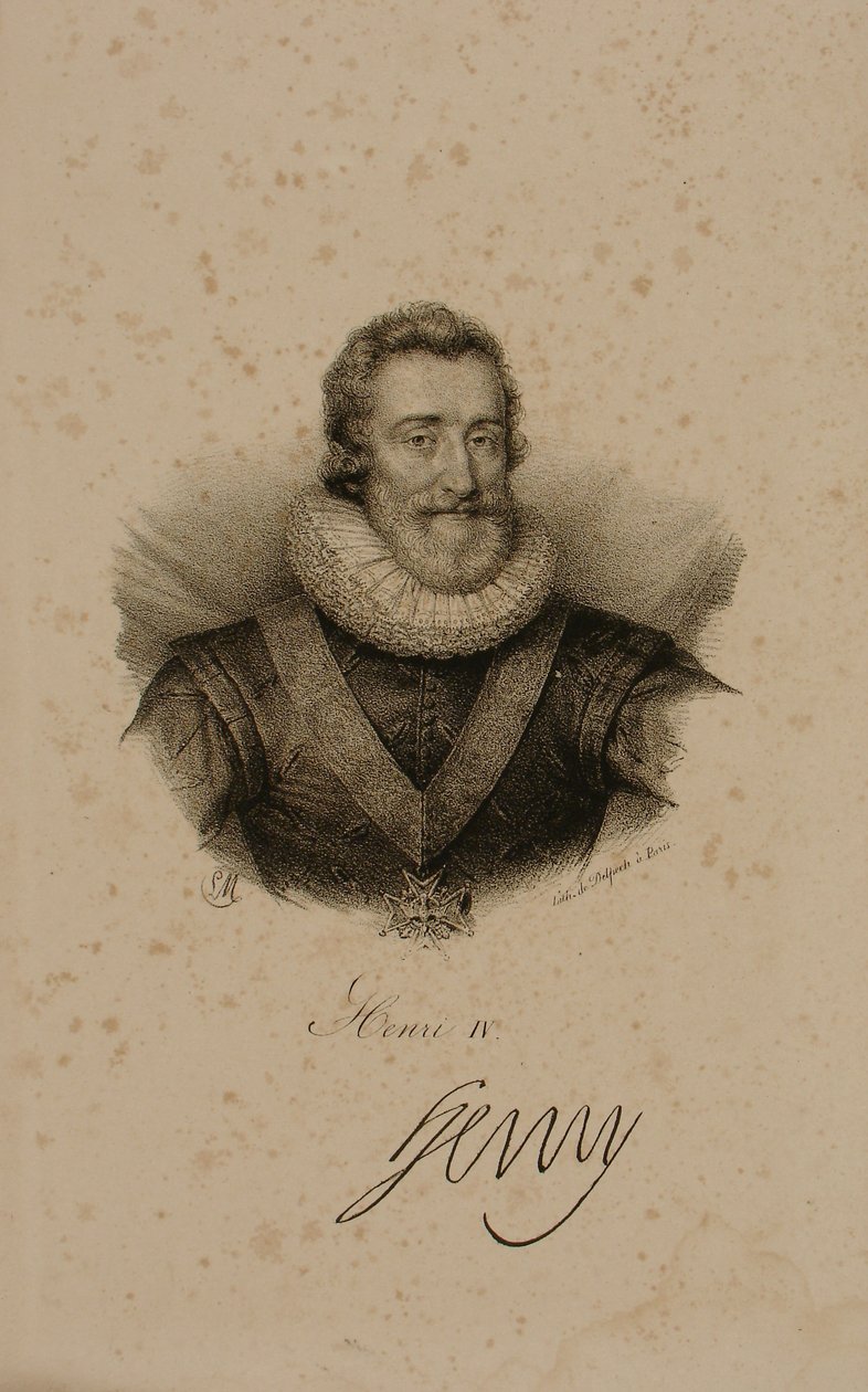 フランスのアンリ4世（1553-1610） 作： フランソワ・セラフィン・デルペック